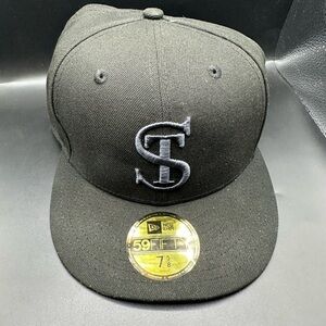 Todd Snyder X New Era Black Camo 59FIFTY Cap with Embroidered Logo